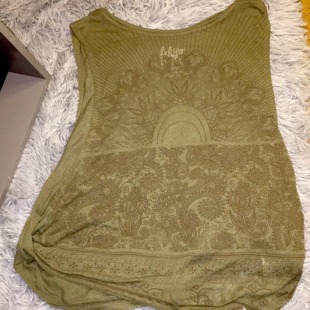 Green hippie shirt